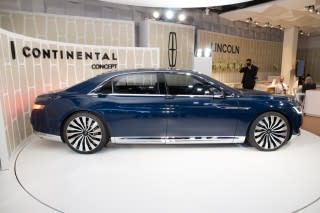 Lincoln Continental concept unveiling, New York City, March 29, 2015