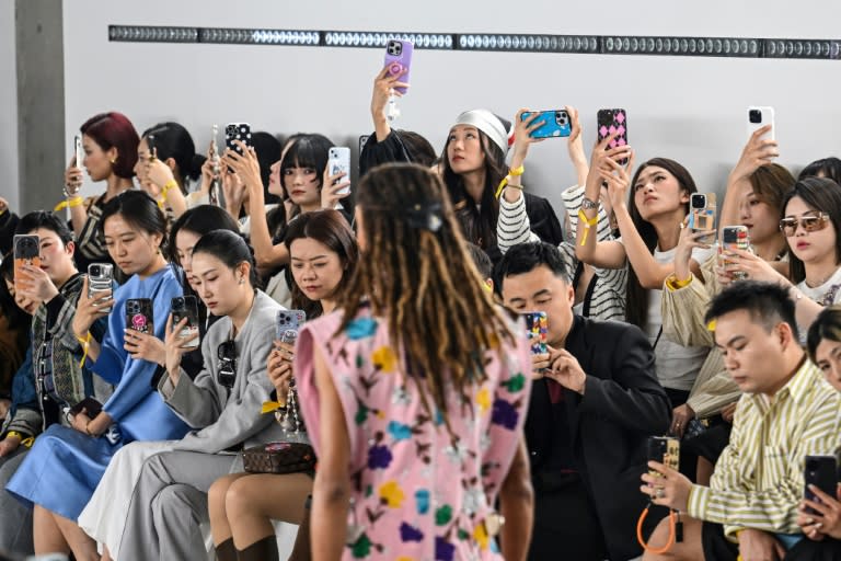Louis Vuitton described its 'Voyager' show in Shanghai last month as the 'next chapter in a strong, longstanding relationship' with China (Hector RETAMAL)