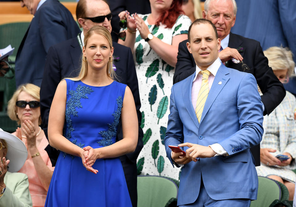 <p>Representing the royal family were Lady Gabriella and Lord Frederick Windsor. Photo: Getty </p>