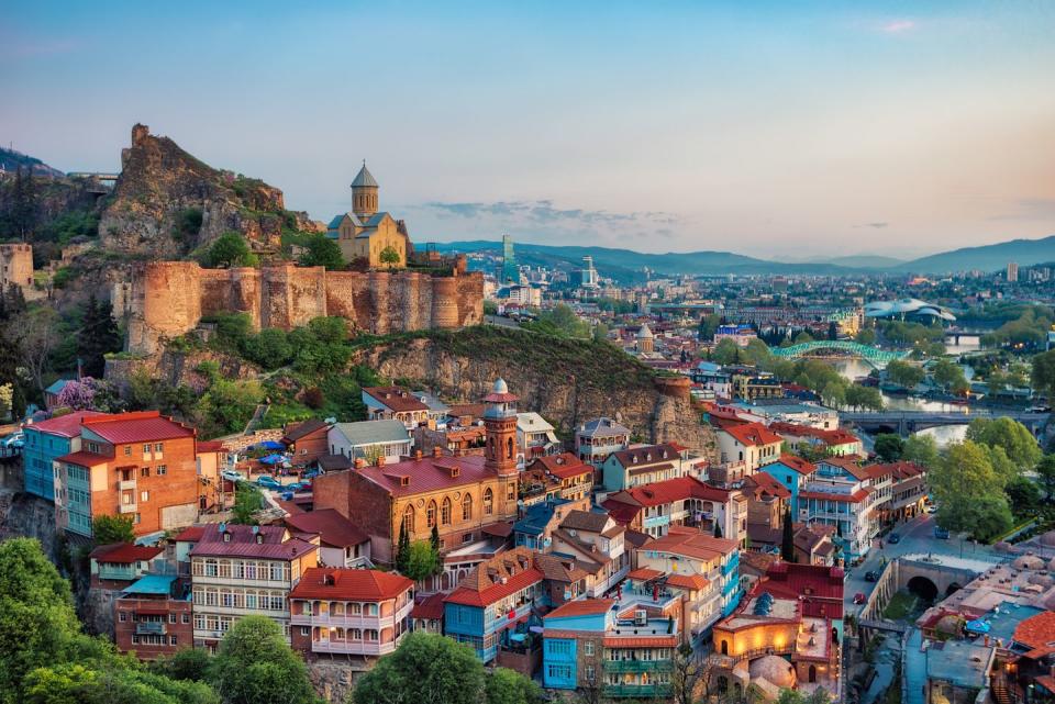 tbilisi downtown, georgia, taken in april 2019