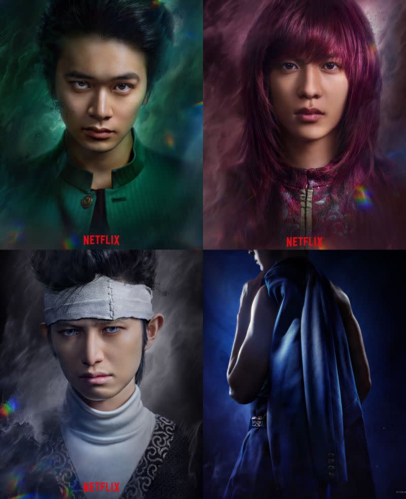 ▲《幽遊白書》由北村匠海、志尊淳、本鄉奏多、上杉柊平主演。（（圖／Netflix Japan X）