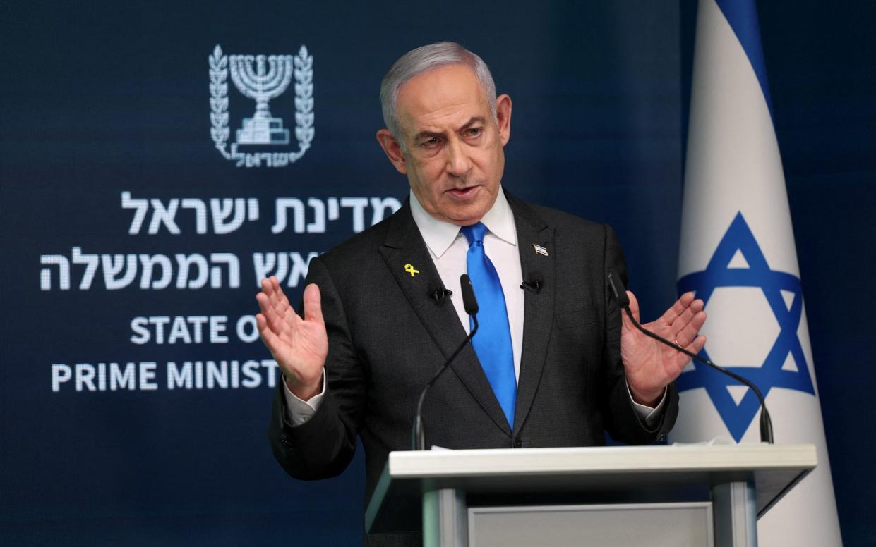 Israeli Prime Minister Benjamin Netanyahu