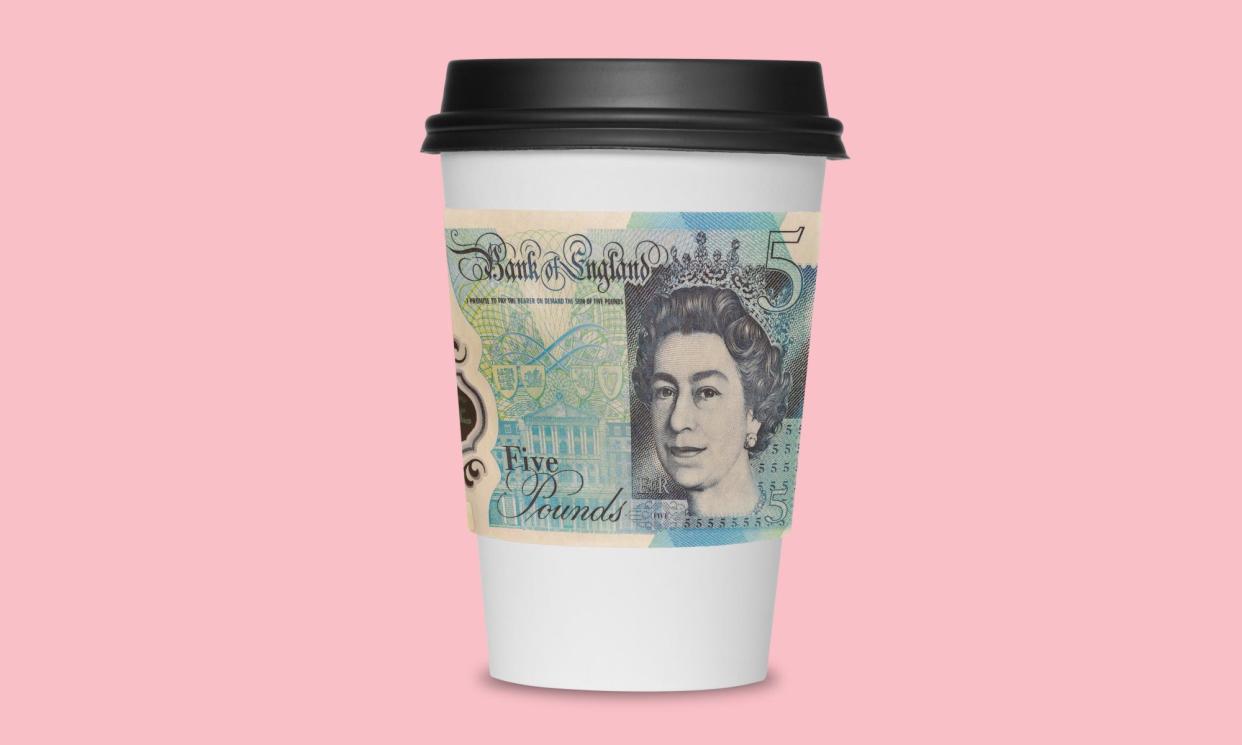 <span>Hot take … coffee bought from a cafe or restaurant is 19% more expensive now than in 2022.</span><span>Composite: topseller/Shutterstock</span>