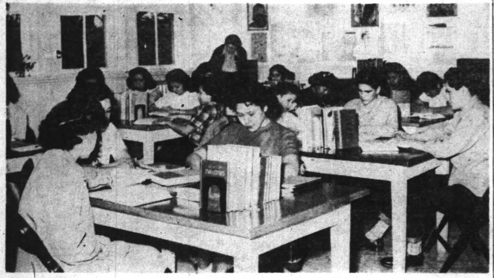 Navajo students fill the classrooms in the late 1940s and through the 1950s.

► For a period, Chemawa is devoted exclusively to teaching students from the Navajo reservation, which spreads across portions of Arizona, Utah and New Mexico.

► Navajo enrollment begins to decrease as schools are built in the Southwest and in September 1968, Natives from the Pacific Northwest are once again admitted to Chemawa.