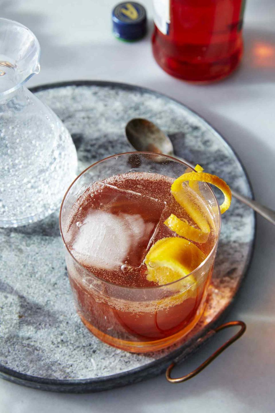 Aperol-Bourbon Fizz