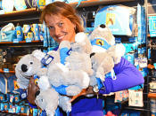 Clearly stuffed koalas are the souvenir of choice for Czech star Barbora Zahlavova-Strycova.