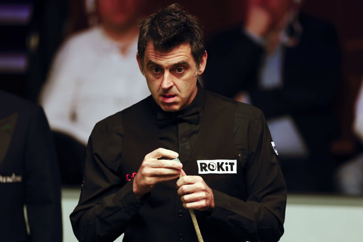 Ronnie O’Sullivan cruised to victory over Pang Junxu (Richard Sellers/PA (PA Wire)