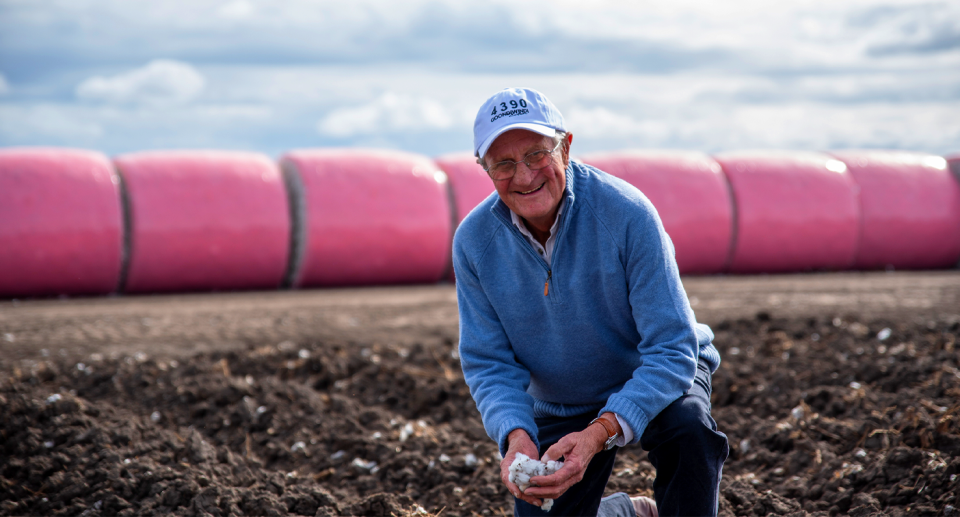 Sam Coulton of Goondiwindi Cotton, a farm in Queensland. 