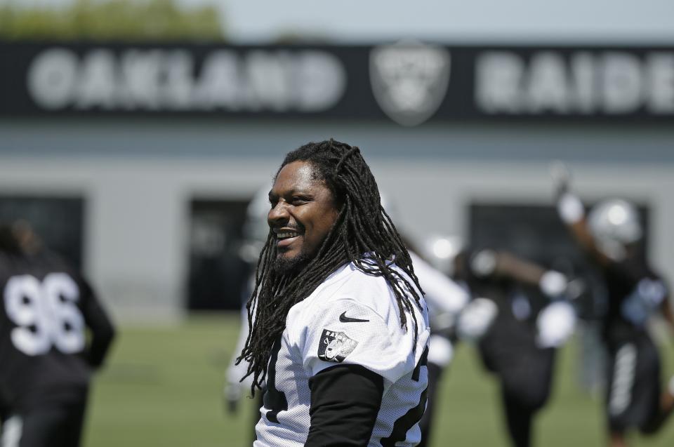 Town Business: Marshawn Lynch has stepped in to keep an Oakland soul food restaurant open. (AP)