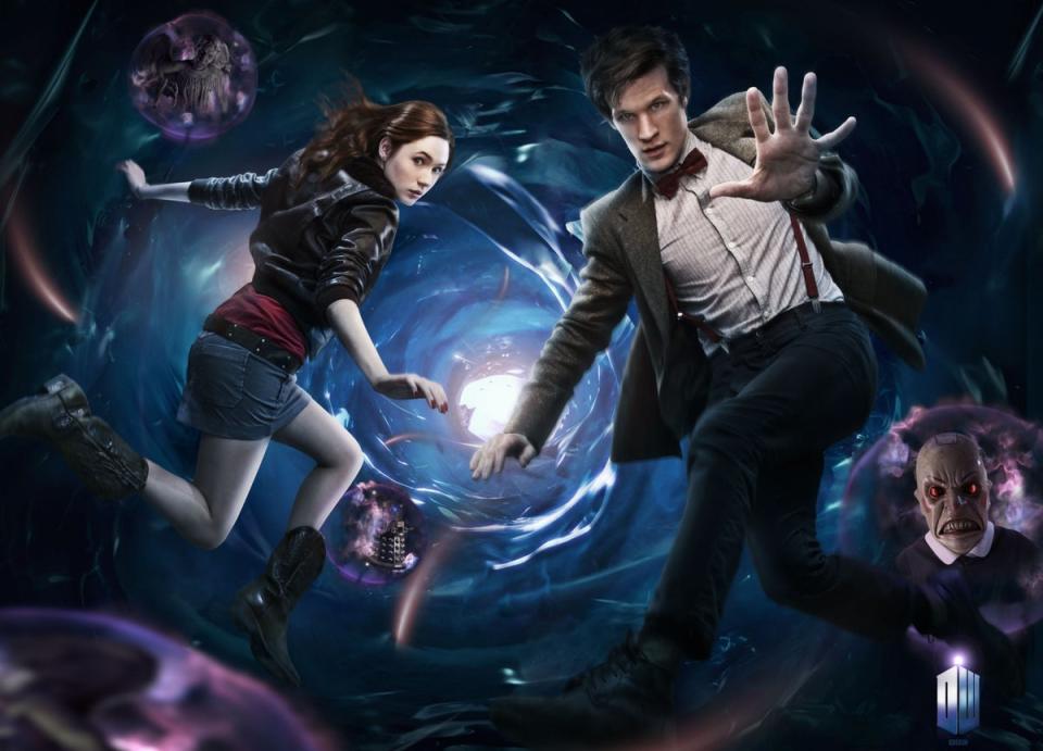 Karen Gillan and Matt Smith in Doctor Who (BBC)