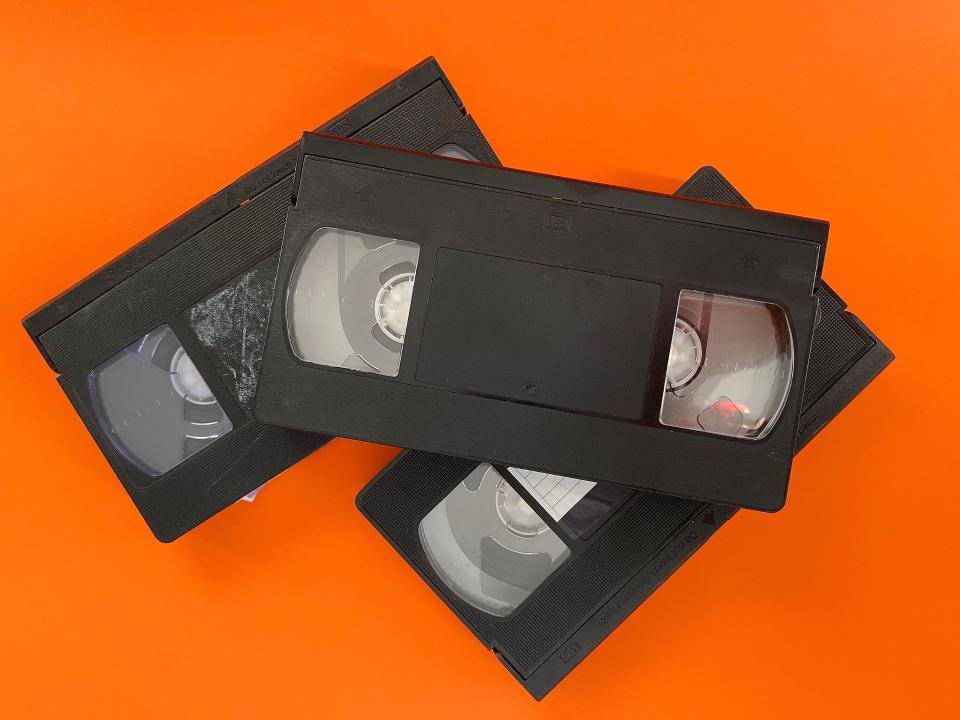 VHS tapes