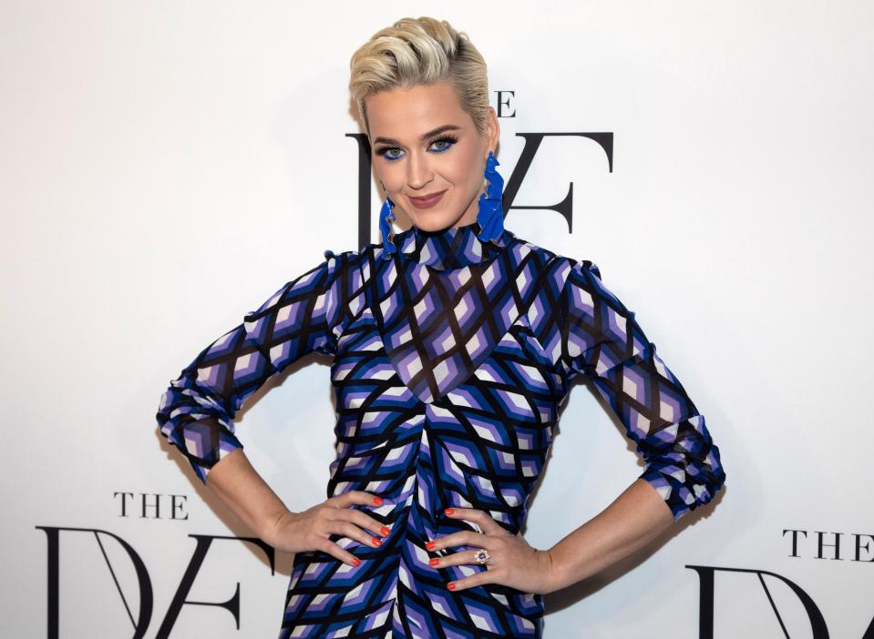 Katy Perry at the 10th annual DVF Awards at the Brooklyn Museum in New York, April 11, 2019.