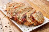 <p>Quit stressing over a <a href="https://www.delish.com/uk/cooking/recipes/g29708845/christmas-turkey-recipe/" rel="nofollow noopener" target="_blank" data-ylk="slk:perfectly roasted turkey;elm:context_link;itc:0;sec:content-canvas" class="link ">perfectly roasted turkey</a> for Christmas. It's hard and it takes up all of your oven space. This year, make your turkey in the air fryer! It takes way less effort with far better results. </p><p>Get the <a href="https://www.delish.com/uk/cooking/recipes/a34665691/air-fryer-turkey-recipe/" rel="nofollow noopener" target="_blank" data-ylk="slk:Air Fryer Garlic Herb Turkey Breast;elm:context_link;itc:0;sec:content-canvas" class="link ">Air Fryer Garlic Herb Turkey Breast</a> recipe.</p>