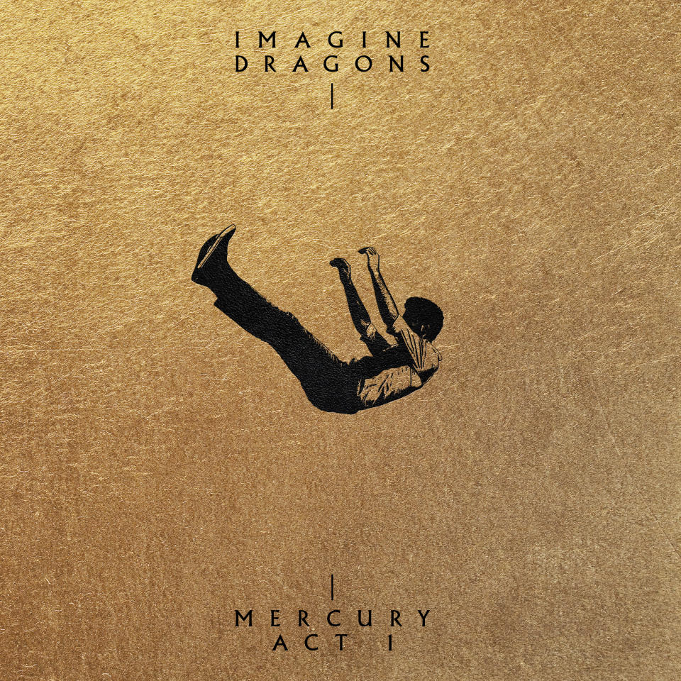 En esta imagen difundida por KIDinaKORNER/Interscope, la portada del álbum "Mercury - Act I" de Imagine Dragons, que sale el 3 de septiembre. (KIDinaKORNER/Interscope vía AP)