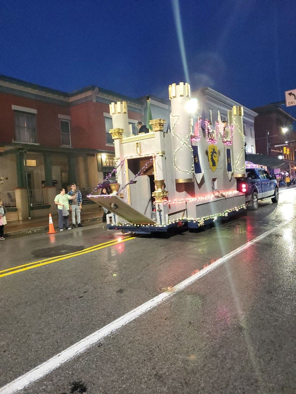 One of the many floats created by Brown and Gilkey