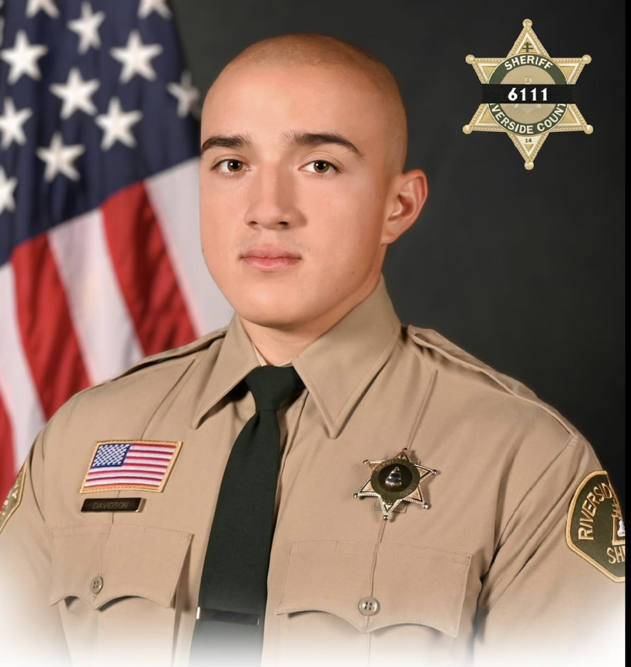 Deputy Andrew Davidson, 23, of the Riverside County Sheriff's Department, was killed in a crash April 24, 2023, the department announced.