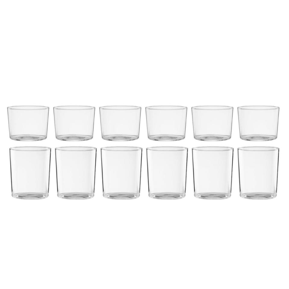 <p><a href="https://go.redirectingat.com?id=74968X1596630&url=https%3A%2F%2Fwww.oneida.com%2Fproducts%2Fstackables-clear-drinkware-set-of-12&sref=https%3A%2F%2Fwww.bestproducts.com%2Fhome%2Fg44925741%2Foneida-entertain-365-tableware-collection-august-2023%2F" rel="nofollow noopener" target="_blank" data-ylk="slk:Shop Now;elm:context_link;itc:0;sec:content-canvas" class="link ">Shop Now</a></p><p>Stackables Clear Short & Tall Glasses (Set of 12)</p><p>oneida.com</p><p>$35.00</p>