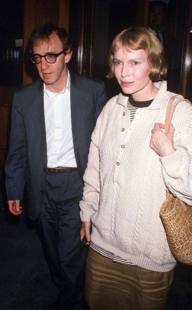 Woody Allen, Mia Farrow, 1990