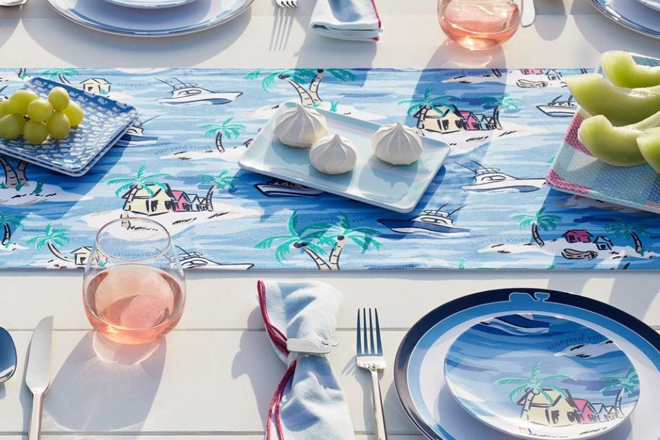 Vineyard Vines and Target launched the summer collection of your dreams with clothing, swimwear, pool floats, and tabletop entertaining items.