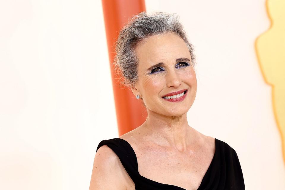 Andie MacDowell at the 2023 Academy Awards.