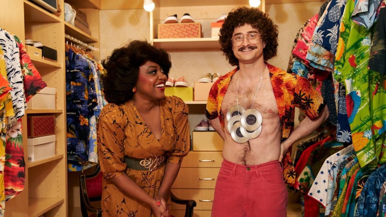  Quinta Brunson as Oprah and Daniel Radcliffe as Weird Al. 