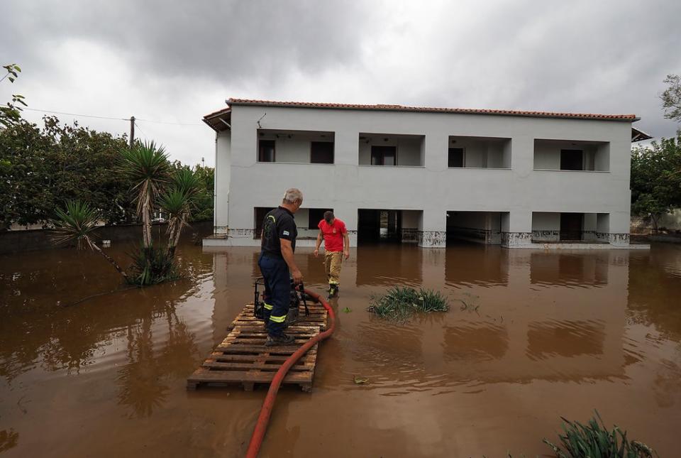 Greece Floods (AP)