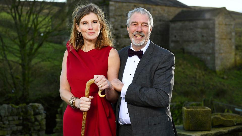 Yorkshire Shepherdess Amanda Owen with ex-husband Clive