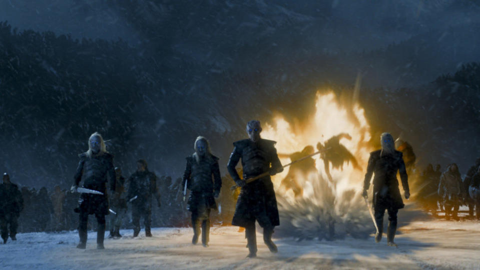 Game of Thrones White Walkers Fire