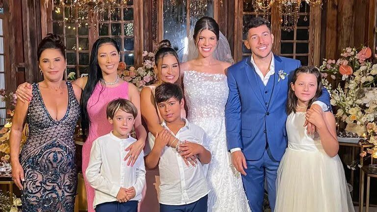 Las fotos del casamiento que unió a las hermanas