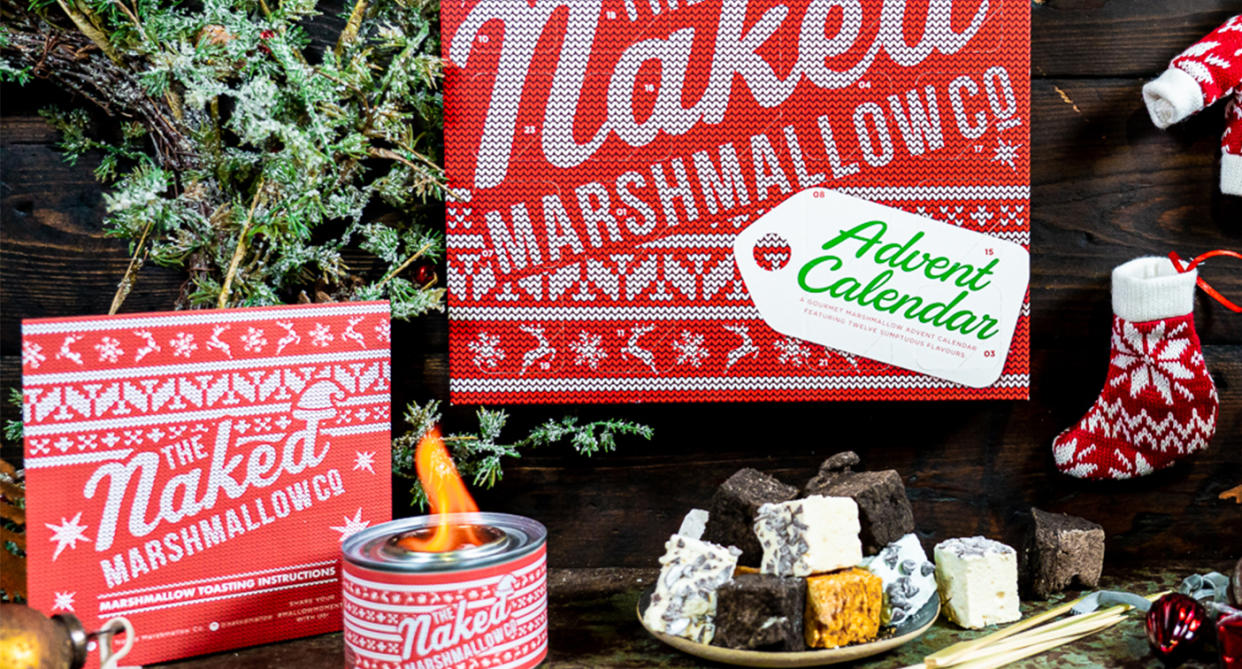 Surprise a loved one with a unique advent calendar this Christmas. (The Naked Marshmallow Co)