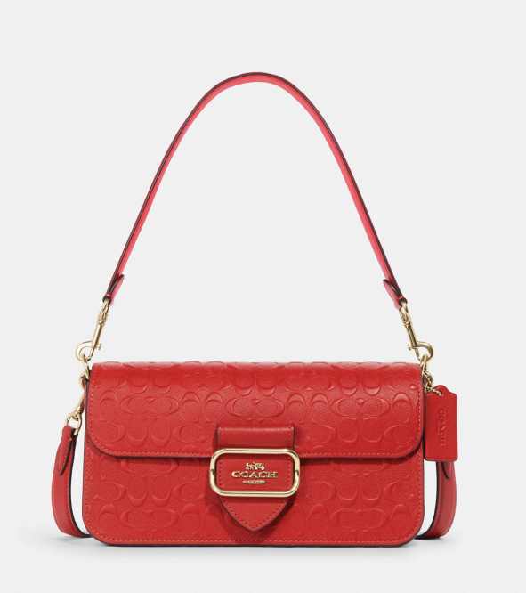 Coach Bags | Nwtcoach Snap Wallet in Signature Canvas with Wild Strawberry Print Pouch CH526 | Color: Red/Tan | Size: Os | Yogi_Mom's Closet