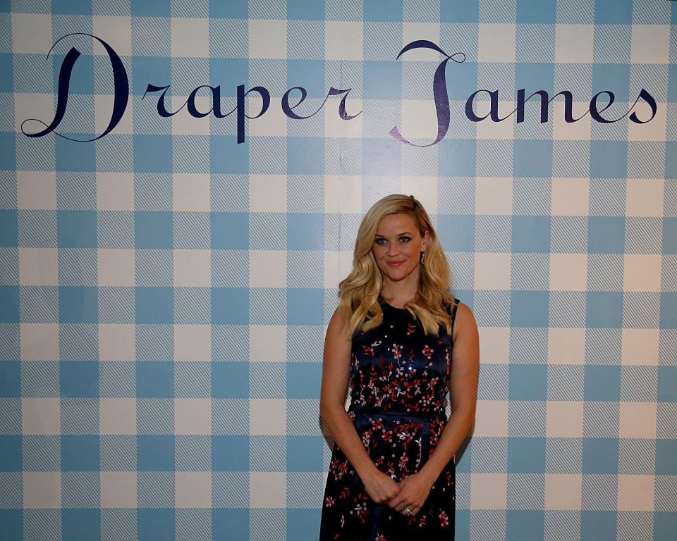Reese Witherspoon attends the Draper James Dallas store opening on September 28, 2016 in Dallas, Texas.  (Photo by Gary Miller/Getty Images for Draper James)