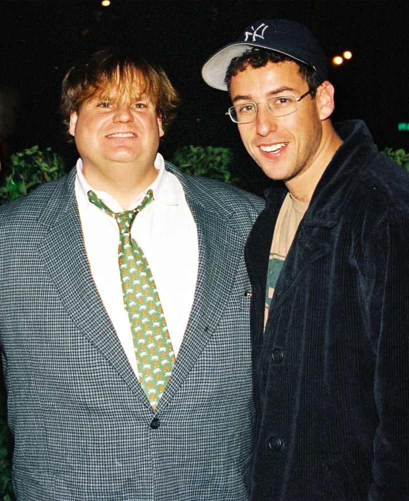 Farley and Sandler in 1996.