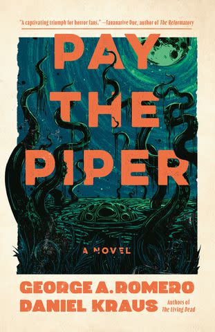 <p>Cover design by Patrick Sullivan and Igor Satanovsky, Art by Evangeline Gallagher, Published by Union Square & Co</p> 'Pay the Piper' by George A. Romero and Daniel Kraus