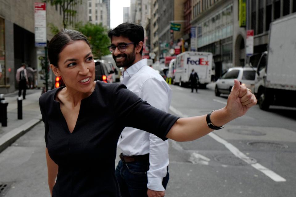 Rising star Alexandria Ocasio-Cortez explains how US ‘could advance 10 years’ by backing progressives in midterm elections
