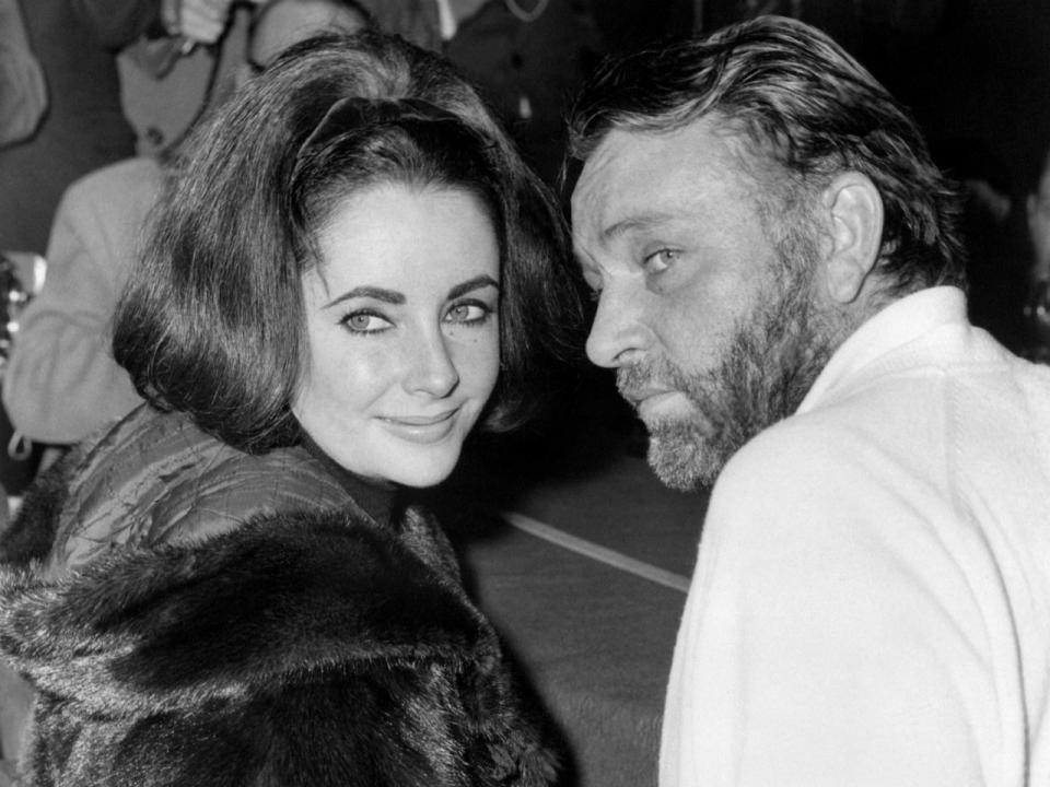 Liz Taylor und Richard Burton