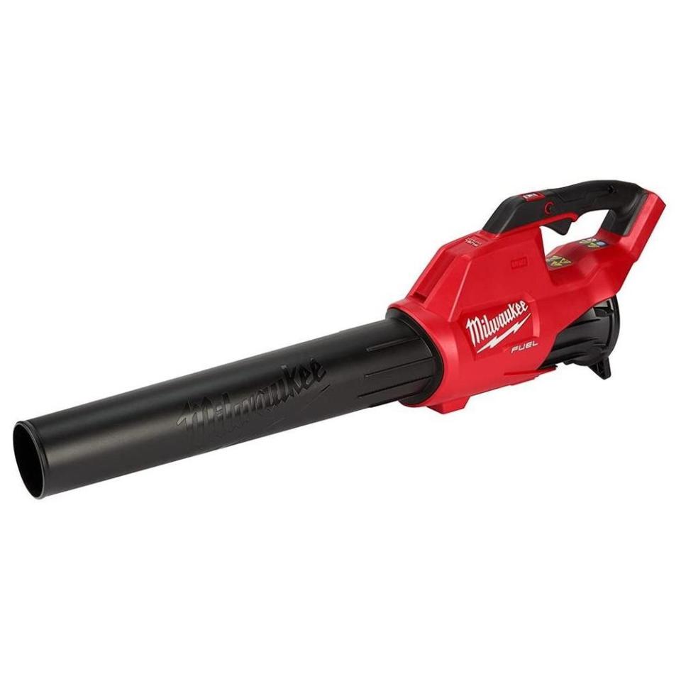 <p><a href="https://go.redirectingat.com?id=74968X1596630&url=https%3A%2F%2Fwww.homedepot.com%2Fp%2FMilwaukee-M18-FUEL-120-MPH-450-CFM-18-Volt-Lithium-Ion-Brushless-Cordless-Handheld-Blower-Kit-with-8-0-Ah-Battery-Rapid-Charger-2724-21HD%2F302752056&sref=https%3A%2F%2Fwww.popularmechanics.com%2Fhome%2Ftools%2Fg2195%2Fbest-battery-powered-leaf-blowers%2F" rel="nofollow noopener" target="_blank" data-ylk="slk:Shop Now;elm:context_link;itc:0;sec:content-canvas" class="link ">Shop Now</a></p><p>M18 Fuel Cordless Leaf Blower</p><p>homedepot.com</p><p>$349.00</p>