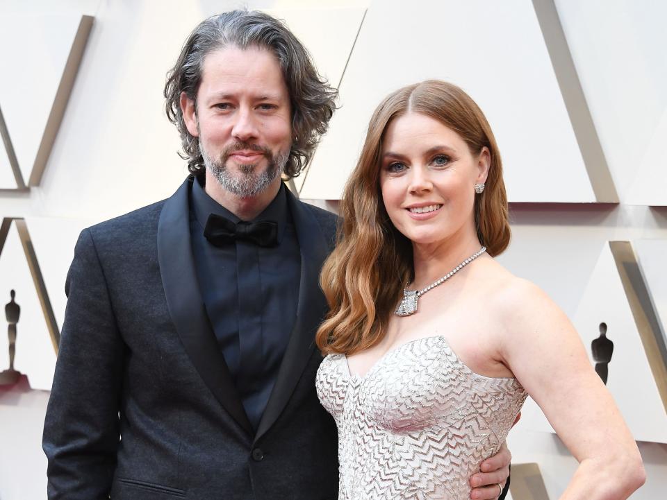 Darren Le Gallo and Amy Adams at the 2019 Oscars