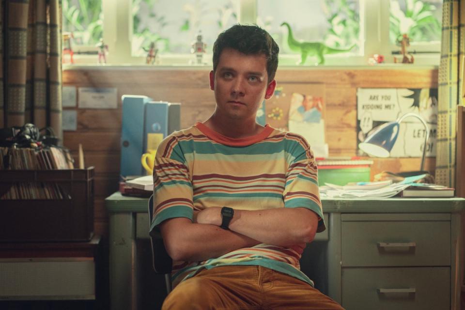 Otis, played by Asa Butterfield (Samuel Taylor/Netflix)