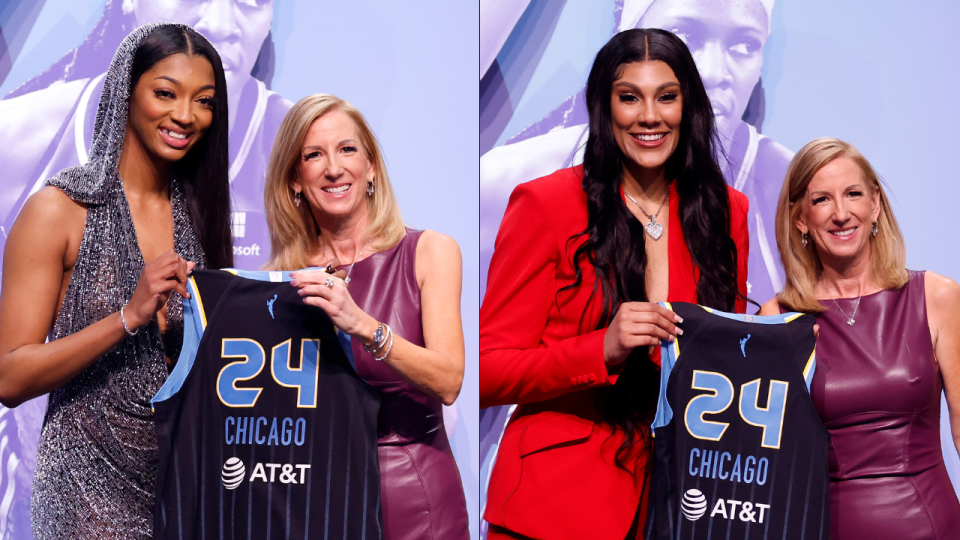 LSU’s Angel Reese And South Carolina’s Kamilla Cardosa, Once Rivals, Will Now Be WNBA Teammates | Sarah Stier/Getty Images