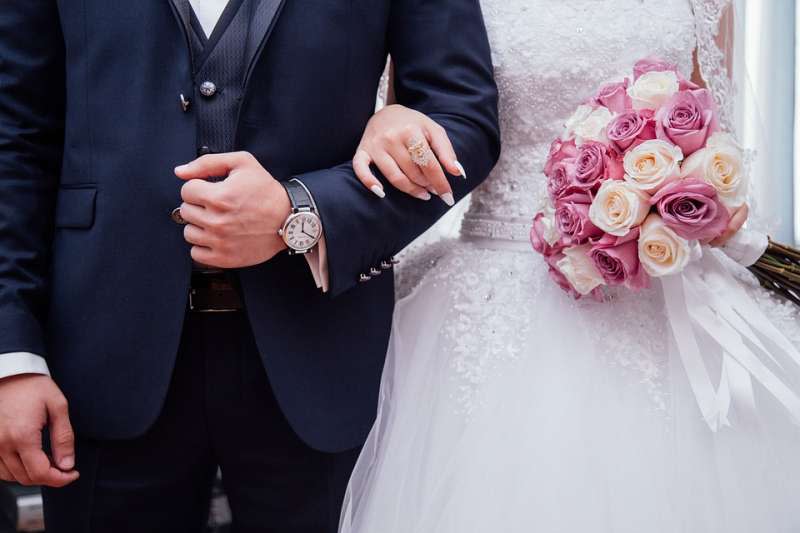 結婚示意圖（取自StockSnap@pixabay）