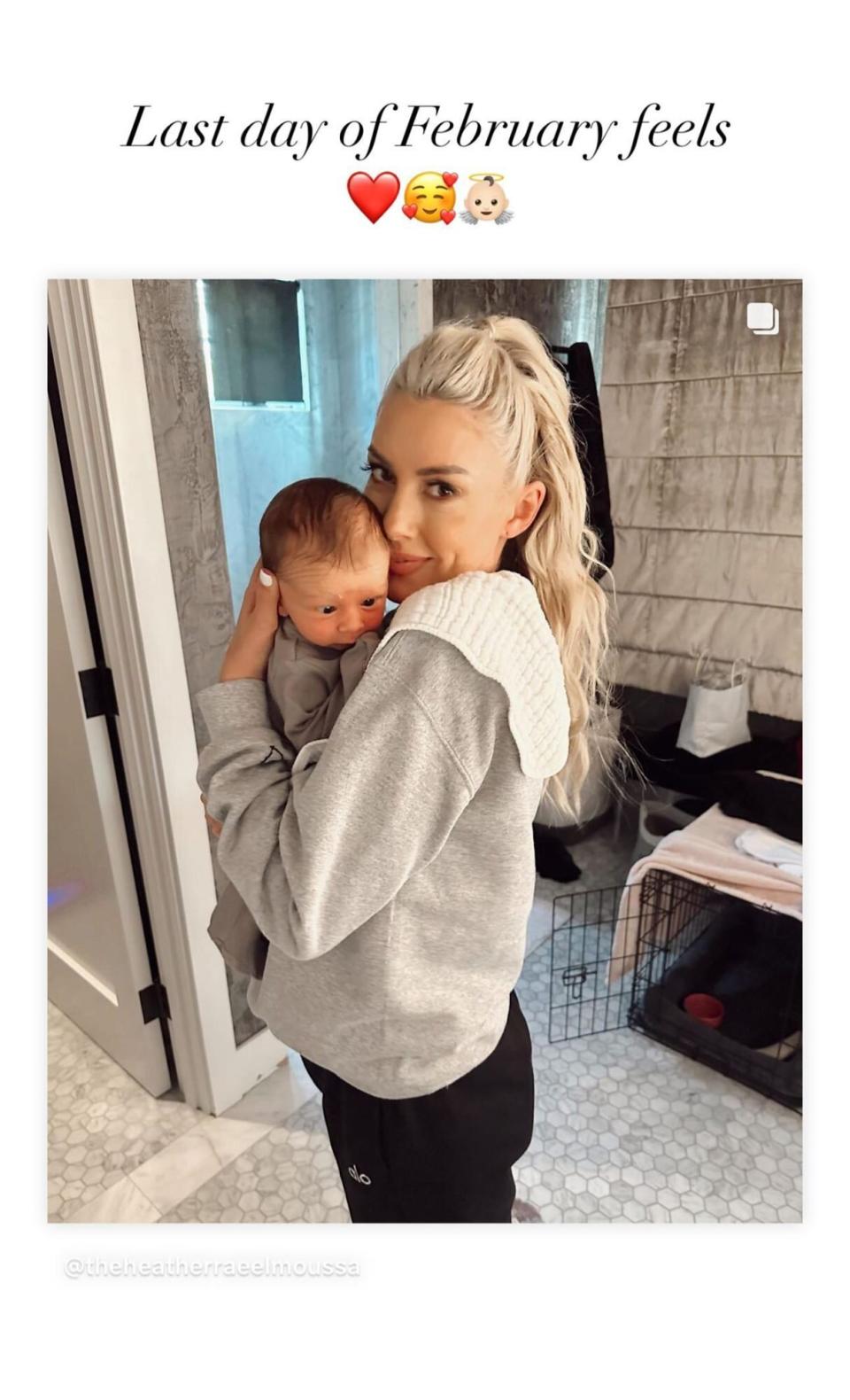 Heather Rae El Moussa Marks Baby Son Tristan Turning 1-Month-Old With Sweet Pictures