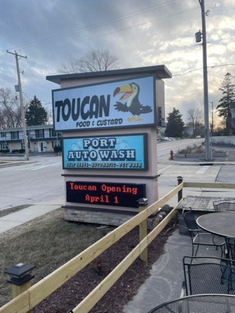 Toucan Food & Custard, located at 620 W Grand Ave.  will have their grand opening in Port Washington on April 1, 2023.