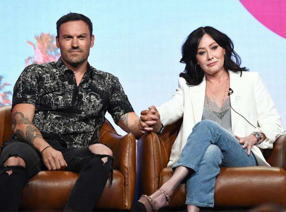 Brian Austin Green, Shannen Doherty, BH90210, TCA Summer Press Tour