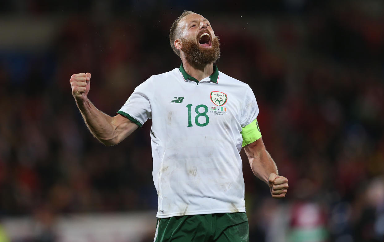 David Meyler vistiendo la camiseta de Irlanda / Foto: Getty Images