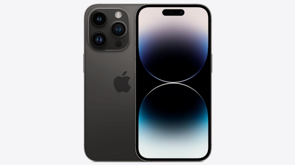 The iPhone 14 Pro in Space Black