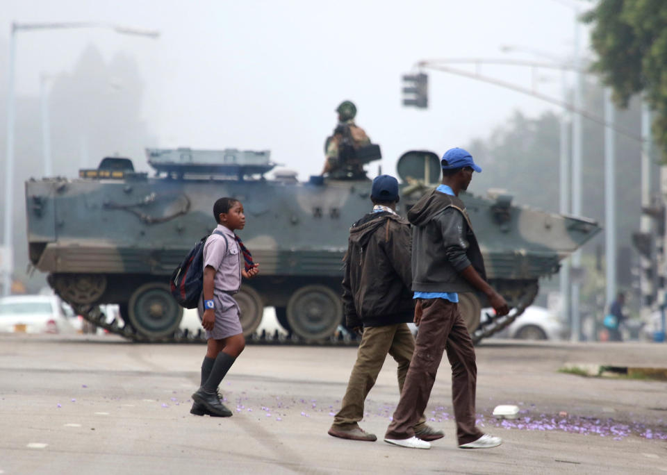 Military seizes power in Zimbabwe