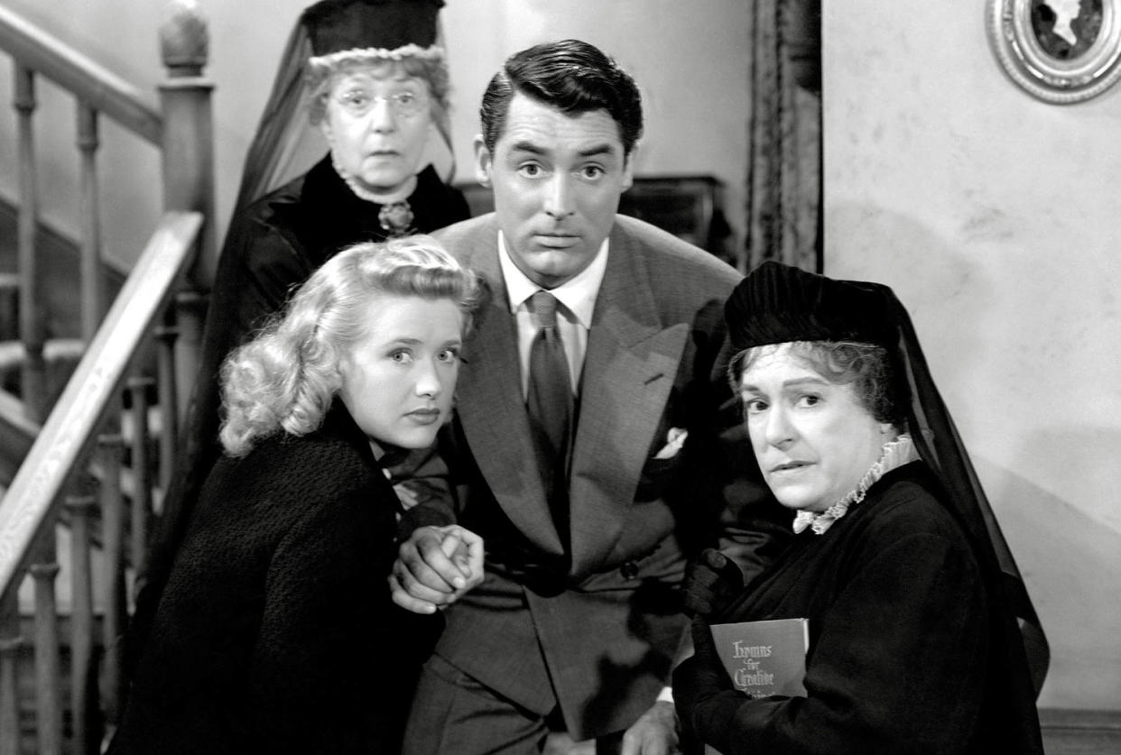 Cary Grant and Priscilla Lane in Arsenic and Old Lace, 1944. (Alamy )