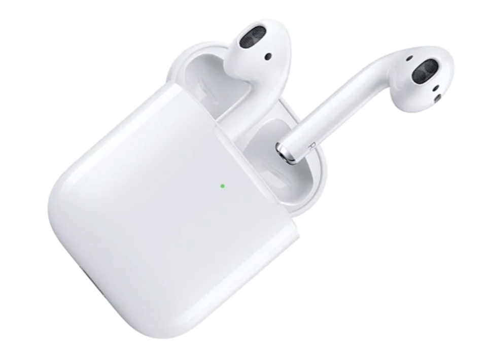 Apple AirPods with Wireless Charging Case (2nd generation). Image via The Source.