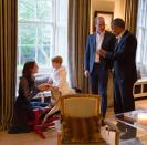 La divertida felicitación de los Obama a los Duques de Cambridge tras el nacimiento de su tercer hijo
